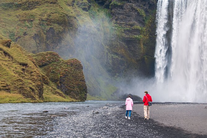 South Iceland, Glacier and Black Sand Beach Small Group Tour - Seljalandsfoss: Going Behind a 60-Meter Waterfall
