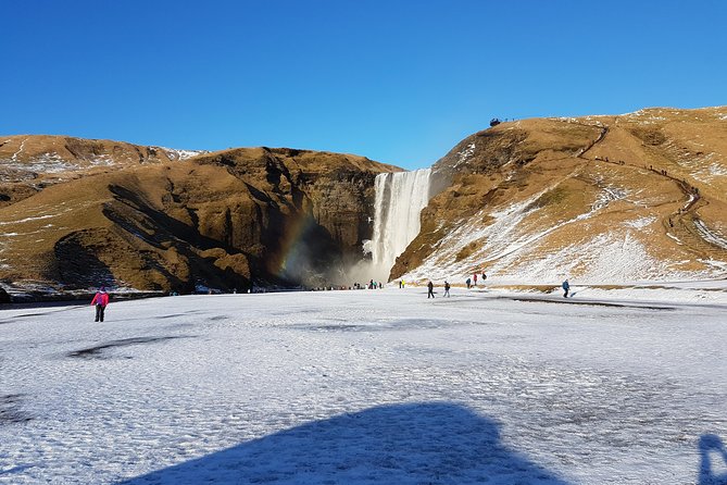 Superjeep south coast & Katla Ice Caves from Reykjavik - Skógafoss: big waterfall power with a quick hit