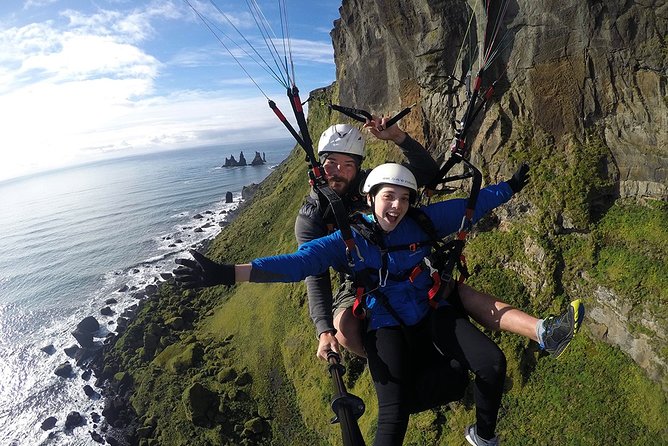 Tandem Paragliding Flights from Vik - Stop-by-stop: what each spot looks like from the air