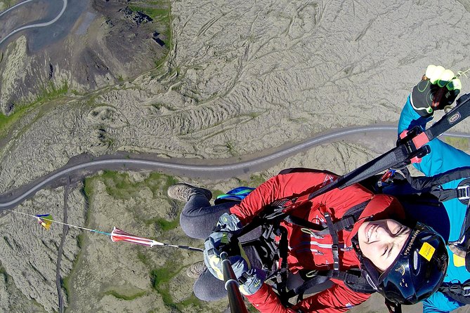 Tandem Paragliding over the Rugged Lava Fields at Blue Mountains - Meeting at Blafjallavegur 1, then up into the mountains