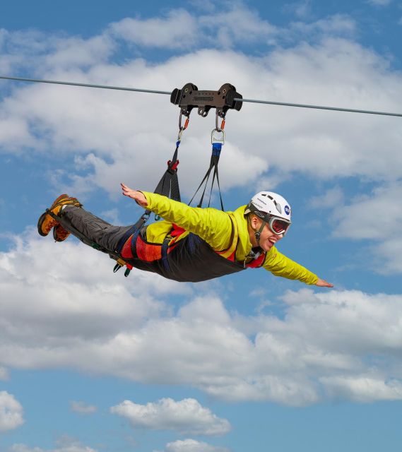 The Falcon : Superman ride with Mega Zipline Iceland - Superman headfirst zipline, what that speed really feels like