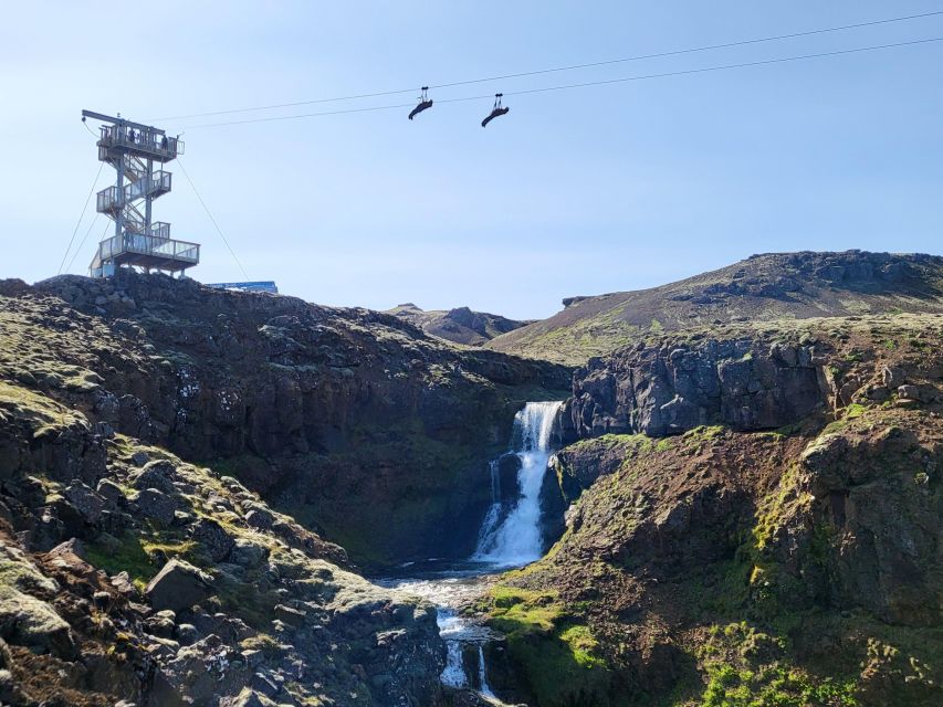 The Falcon : Superman ride with Mega Zipline Iceland - The Black Canyon hike: short, easy, and actually useful