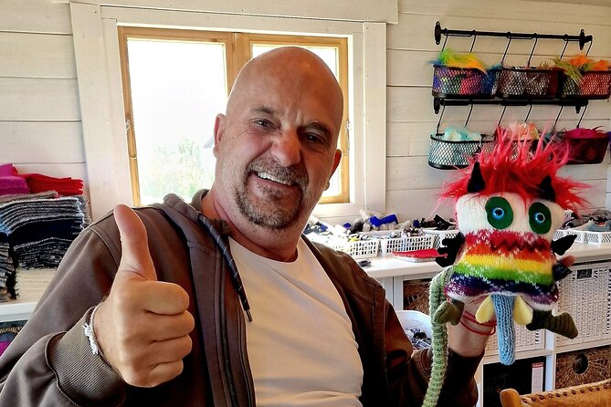 The Wool Monster Workshop - make your own souvenir! - The private setup is the real win