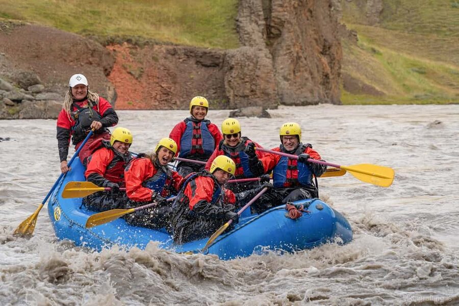 Varmahlíð: Top-Rated Family Adventure Rafting in Drysuits - What you do on the water: paddling, hot cocoa, and gentle rapids