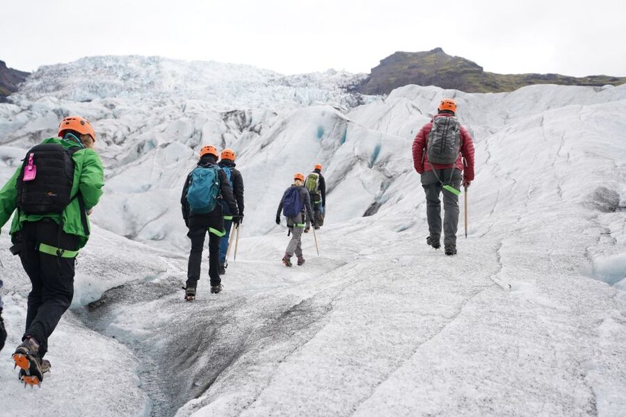 Vatnajökull: Short Glacier Encounter Walk with 4x4 Transfer - On the ice: your short hike through crevices and icefall views