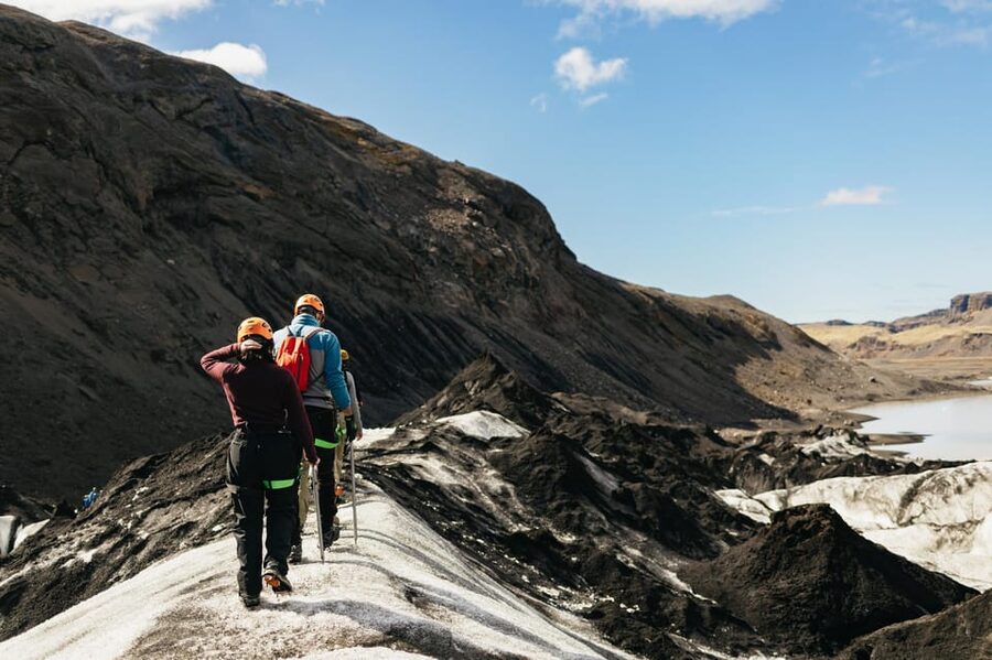 Vik: Guided Sólheimajökull Glacier Hike - Getting onto the ice: crampons, steady footing, and cold reality