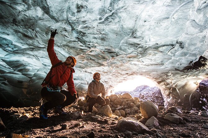 Winter Ice Cave + Climbing Private Photoshoot - 20 Shot Package - Your private photo shoot: 20 edited shots that actually matter