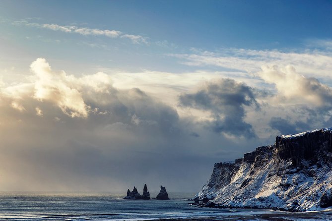 Winter South Coast Day Tour by Minibus from Reykjavik - Vik and Reynisfjara: small town lunch vibes and black sand drama